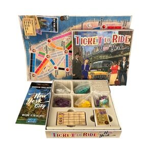 Ticket to Ride New York Board Game Days of Wonder Alan R Moon 720060 Complete